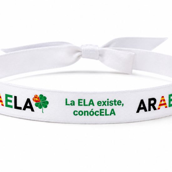 Pulsera tela, "La ELA existe, conócELA"