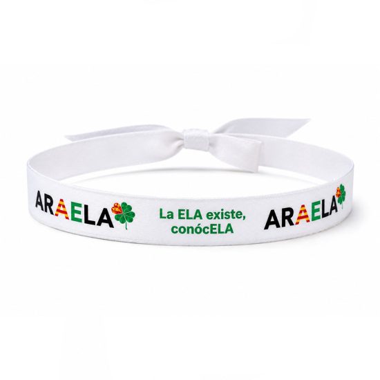 Pulsera tela, "La ELA existe, conócELA"