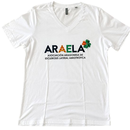 Camiseta cuello pico mujer, Araela